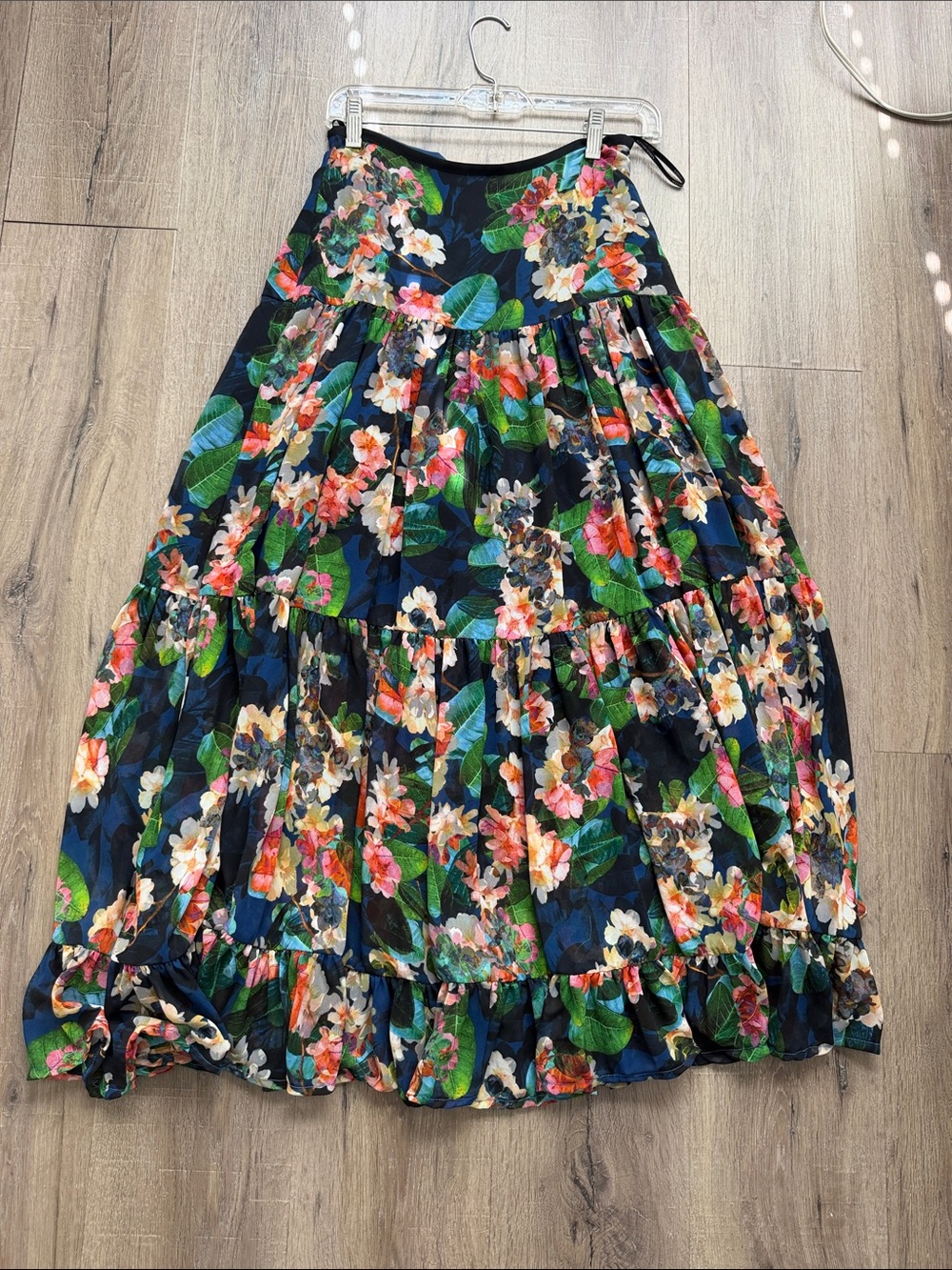 Karen millen floral maxi skirt